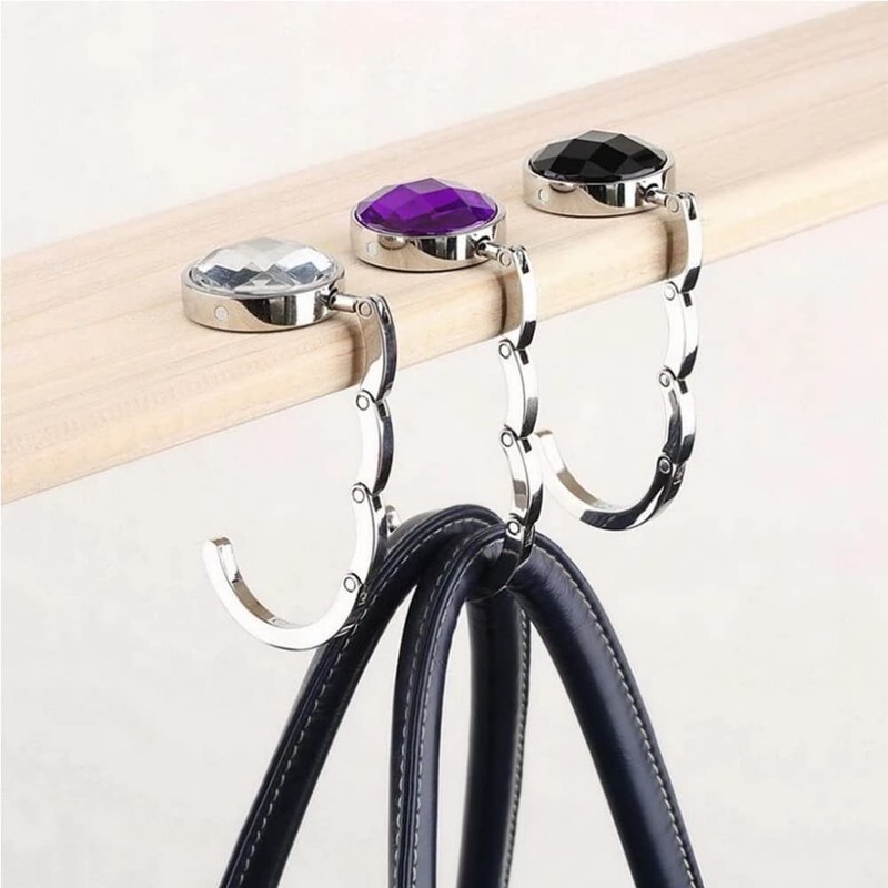 tooloflife 1 x Folding Purse Hook Hangers Portable Handbag Bag