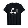 Chess Figures Funny Farmer and Springer Funny Chess T-Shirt, black