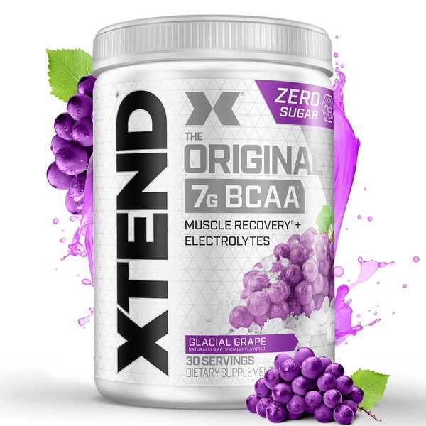 XTEND Suplemento alimenticio BCAA Sabor Uva, 390g - Producto Original