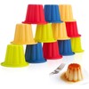 Webake Jello - Juego de 12 tazas de silicona para