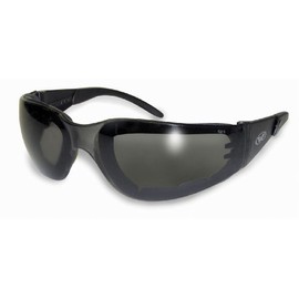 Global Vision Shatterproof Padded UV400 Wraparound Ski Sunglasses Complete With Free Microfibre Storage Pouch & Lens Cleaning Cloth