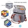 Insulated Lunch Bag 2 Layer Leakproof 14L Large Capacity Handheld