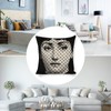LITTLIUDO Lina Cavalieri Pillow Cover, Lina Cavalieri Artificial Linen Throw
