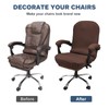 NeColorLife Stretchable Office Chair Cover with Armrest Covers – High-Back