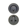 Better Home Products Single Cylinder Skyline Low Profile Deadbolt for Front Door and Garage Door Featuring Key Lock Security - Dark Bronze