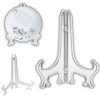 Citystores® Small Clear Plate Stand for Display Durable Plate Holder