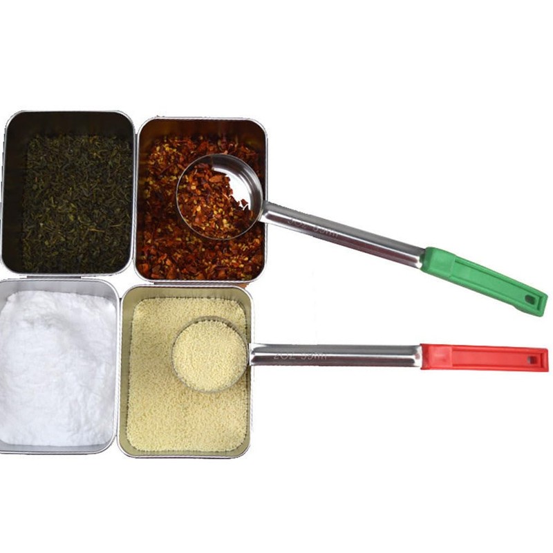 PRETYZOOM Unique Green Sauce Ladle 113G Kitchen Soup Spoon Stainless