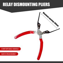 jokormo Pack-1 Multifunctional Car Puller Plier, Car Relay Disassembly and Assembly Clamp, Universal Automobile Repair Tool Kit, for Most Cars, Trucks and Vans (Red #1)