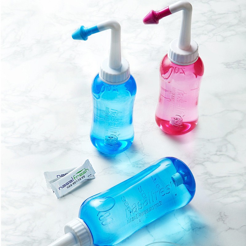 Nasal Fresh Nasal Irrigator Pink 300ml + 2 packets of