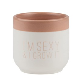 Räder Flower Pot Floral Greetings I'm Sexy and I Grow It