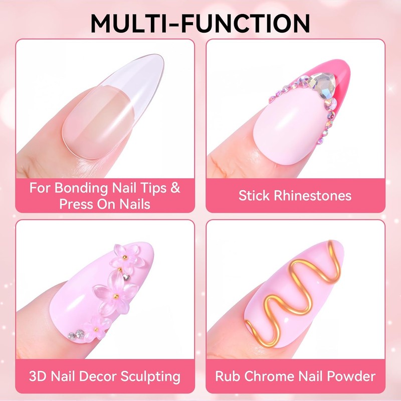 Makartt Makart Solid Gel for Nail Press: Strong Gel for