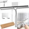 Srup Shower Squeegee, Non-Slip Shower Squeegee, Stainless Steel, Squeegee Shower
