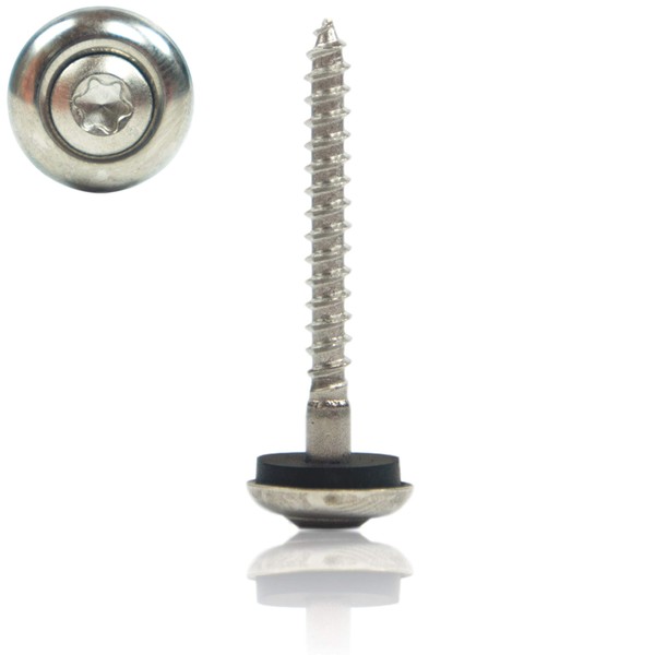 Stainless Steel Plumber Screws 4.5 x 25 mm 200 Pcs/Pack