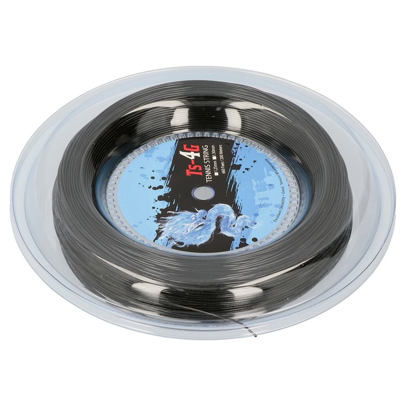 200m Durable Polyester Tennis Racket String Round StrikeResistance Hard Racquet