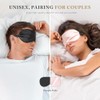 Antifaz para Dormir de 3 Piezas, Mascarilla para dormir, Anti-Luz