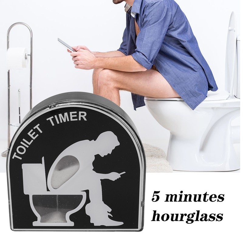 5 Minute Sand Toilet Hourglass Timer Children Brushing Timing Tool
