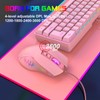 Gaming Mouse USB2.0 4 Adjustable DPI RGB Backlit Ergonomic Design