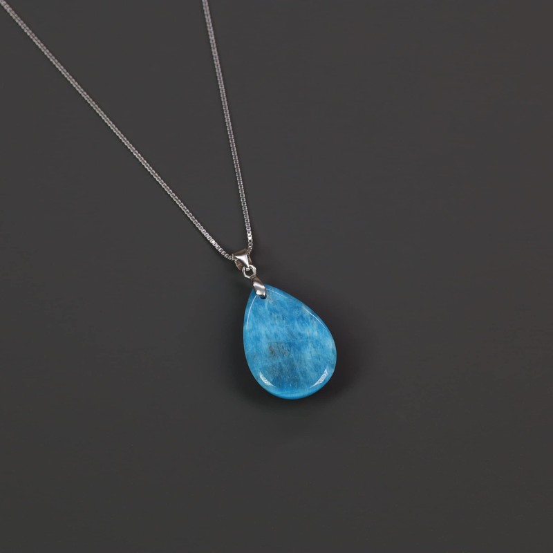 COAI Women's Drop Pendant, Sterling Silver, Apatite
