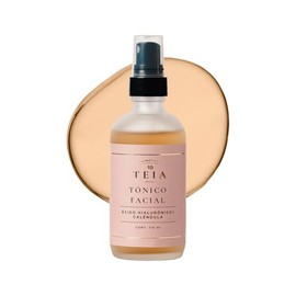 TEIA COSMETICOS Tónico Facial Hidratante Calmante con Ácido Hialurónico - 99.33% Ingredientes Naturales - 110ml