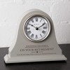 De Walden Retirement Gift for a Man Engraved Grey Mantel