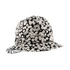 Dolce & Gabbana 100% Silk Black and White Floral Bucket