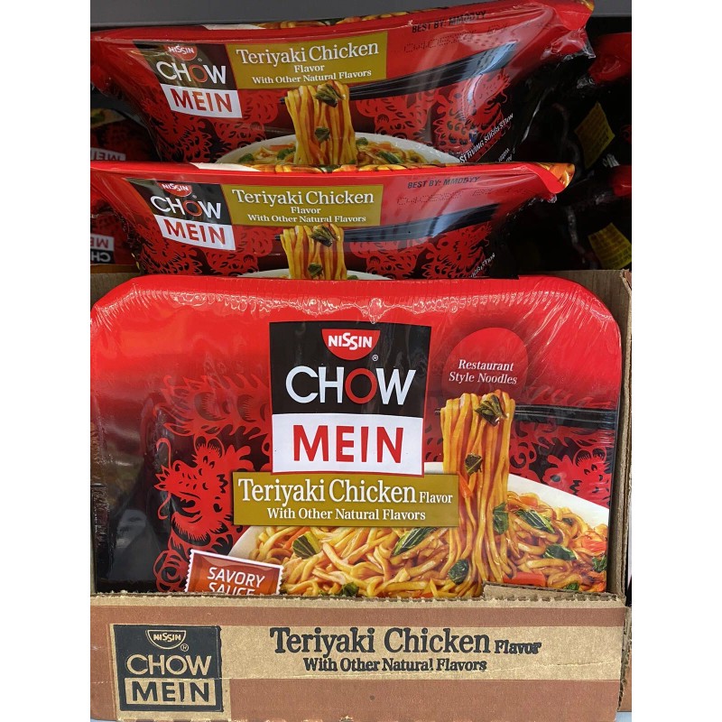 Nissin Chow Mein Noodles, Teriyaki Chicken Flavor ( 4 oz.,