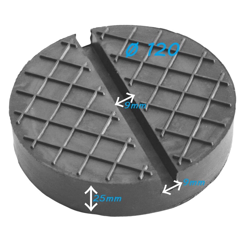 Rubber Pad Car Jack Lifting Platform Car Block Trolley Jack