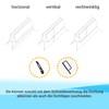 WITEN&NOCK 2 x 80 cm Shower Seals with Double Lip