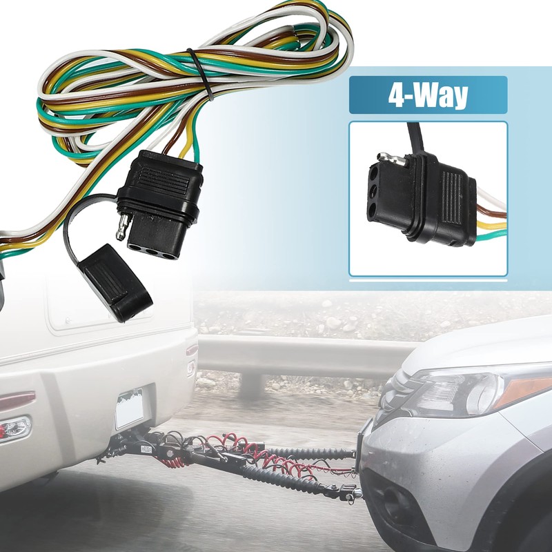 A ABSOPRO 1 Set Trailer Wiring Harness Wiring Kit 56161