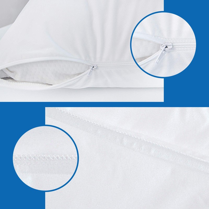 Waterproof Body Pillow Cover, Body Pillow Size Protectors Zippered Pillow
