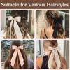 Hair Clip, 3Pcs Satin Bows for Hair Clips Hair Ribbon