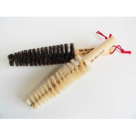 Clean between your fingers, Corona Killer Finger Brush Trial Set of 2 (1 Black Horse Hair and 1 White Horse Hair), Commonly known as Finger Brush, For Athlete's Foot Prevention, Nursing Care, etc