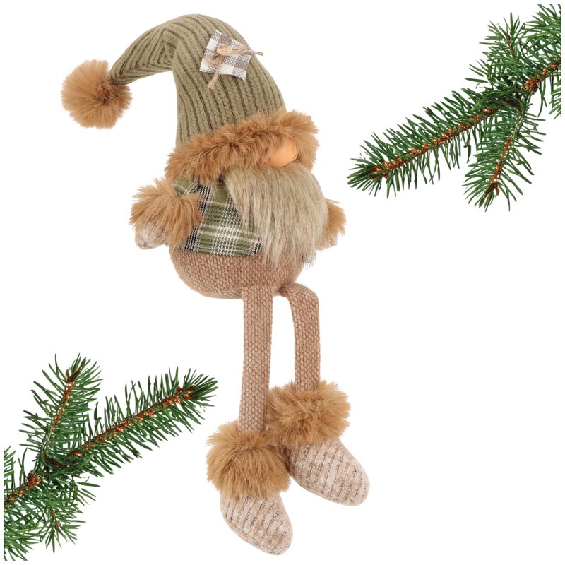 com-four® Premium Edge Stool, Large Gnome in XXL for Christmas