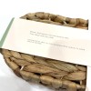 SOHO LOFT Serving Tray Cups 3 Compartment Woven Water Hyacinth