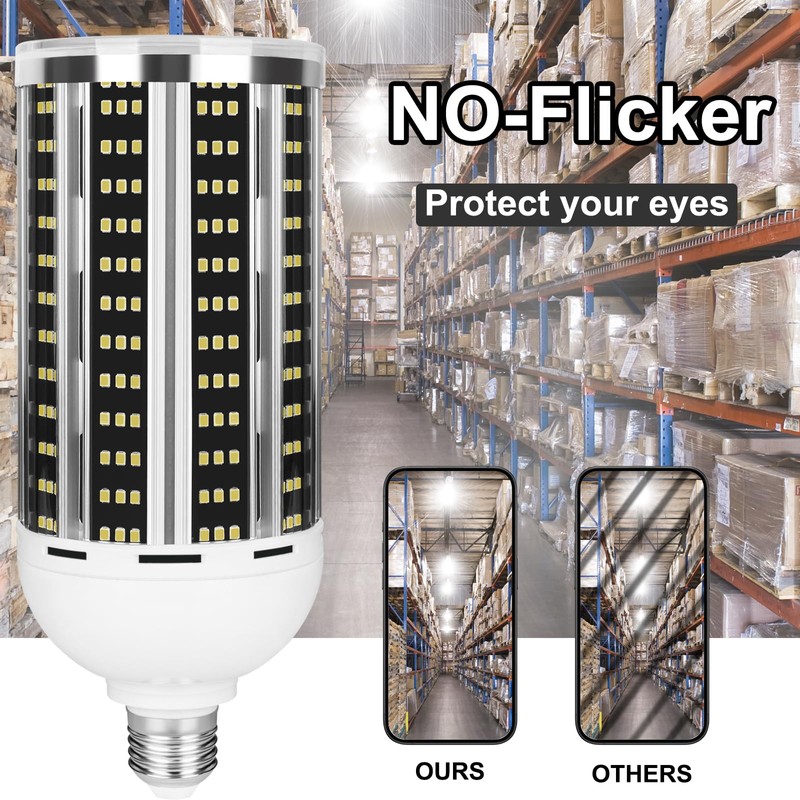 2 Pack 1200W Equivalent Led Corn Light Bulb, 12000 Lumen