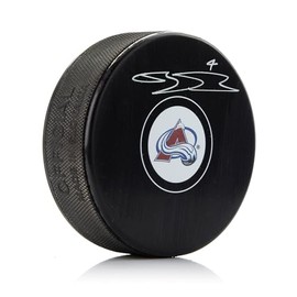 Bowen Byram Autographed Colorado Hockey Puck