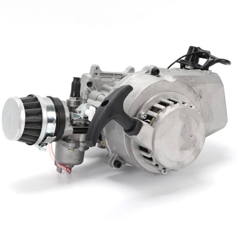 49cc 2-Stroke Engine Motor, Pull Start Engine For Pocket Scooter