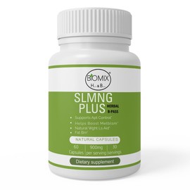 Biomix Herbal Plus Cápsulas Naturales B-pass – Fórmula Botánica – 60 Cápsulas (30 Porciones) – 900 mg