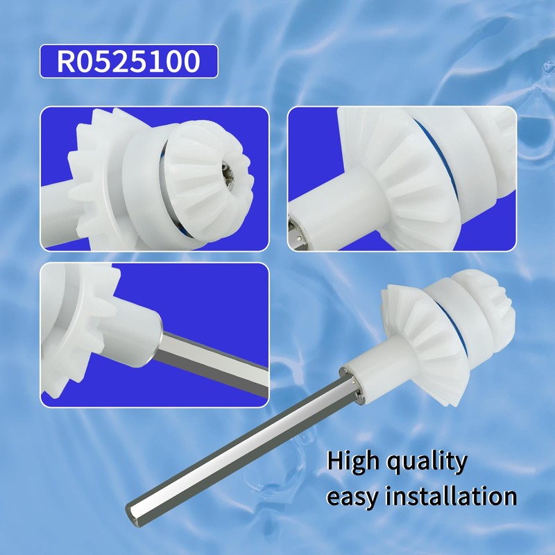 2-Pcs Drive Shaft Assembly Replacement Compatible Wtih Zodiac Baracuda MX8