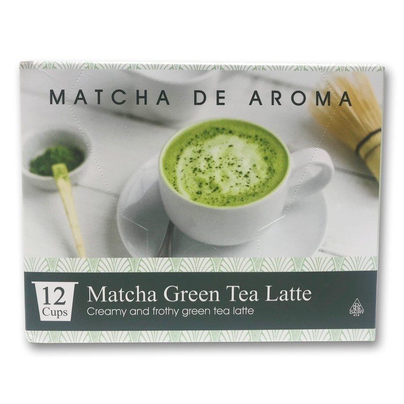 Matcha Green Tea Latte Single Serve Cups, 6/12 ct boxes