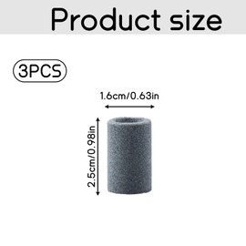 Tabanzhe Dart Sharpener-3PCS Round Dart Tip Sharpening Tools Sand Stone Dart Burr Removal Accessories Dart Point Sharpener with Storage Box