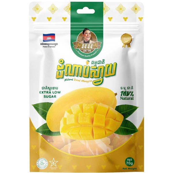 OR OR Cambodia Organic Dried Mango No Sugar Added -