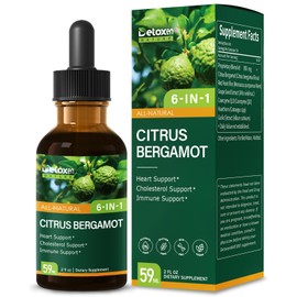 DetoxenNATURE Citrus Bergamot Supplement for High Cholesterol Support, 2oz