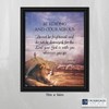Be Strong and Courageous Lion Picture Frame, Religious Wall Decor,