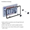 Aluminum Thin Top for U.S. Army Veteran License Plate Frame,4-Hole