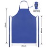 2 Pack Waterproof Rubber Vinyl Apron 40 Inch Chef Aprons