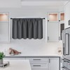 MRTREES Curtains, Short Blackout Curtains, Opaque Kitchen Curtains, Set of