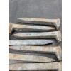 10 Railroad Spikes - Little Surface Rust - New -