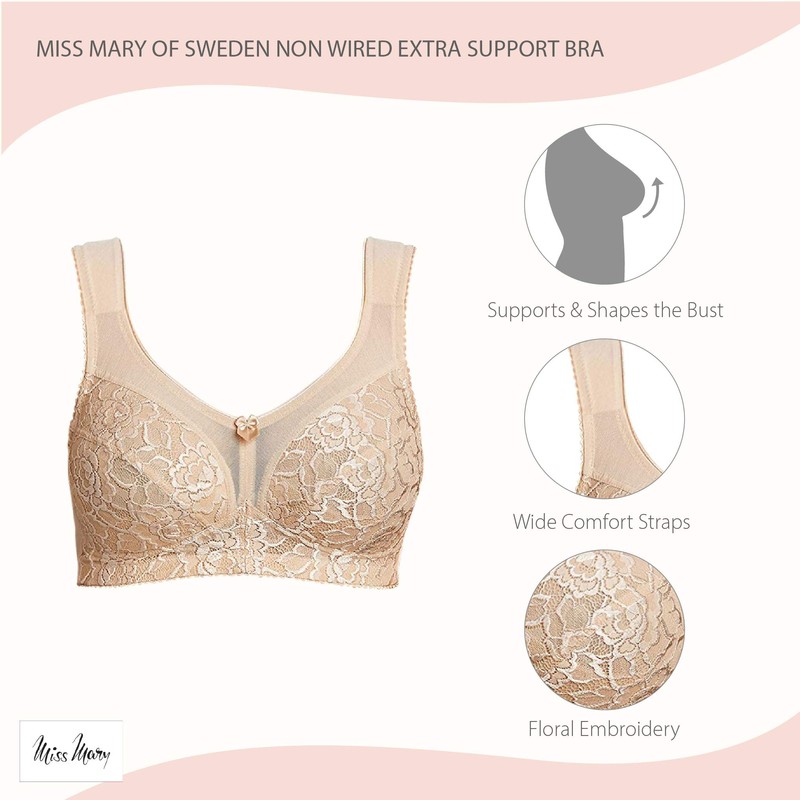 Miss Mary of Sweden Queen Underwired Everyday Bra Provides Excellent