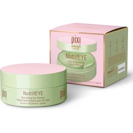 Pixi NutrifEYE, Parches Nutritivos para Ojos con Rosa y Manzanilla, 30 Pares/60 Parches